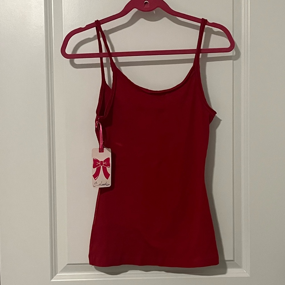 Red Women's Tank Top - Picture 4 of 5